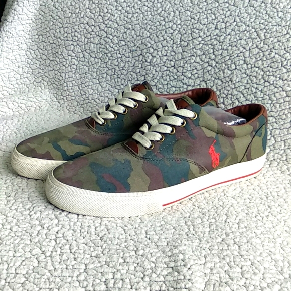 Ralph Lauren Camo Sneakers 
